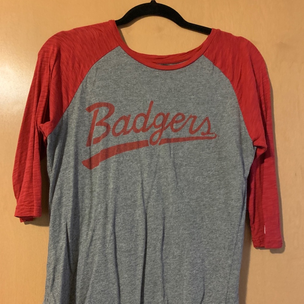 Wisconsin Badgers baseball tee